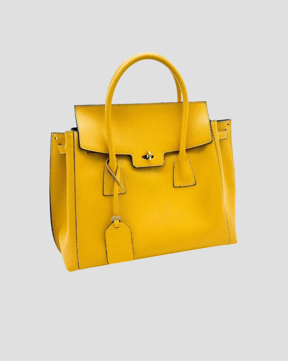 Gabrielle, le sac à main en cuir des maisons de luxe - cuir vert grainé Gabrielle, le sac à main en cuir des maisons de luxe - cuir vert grainé
