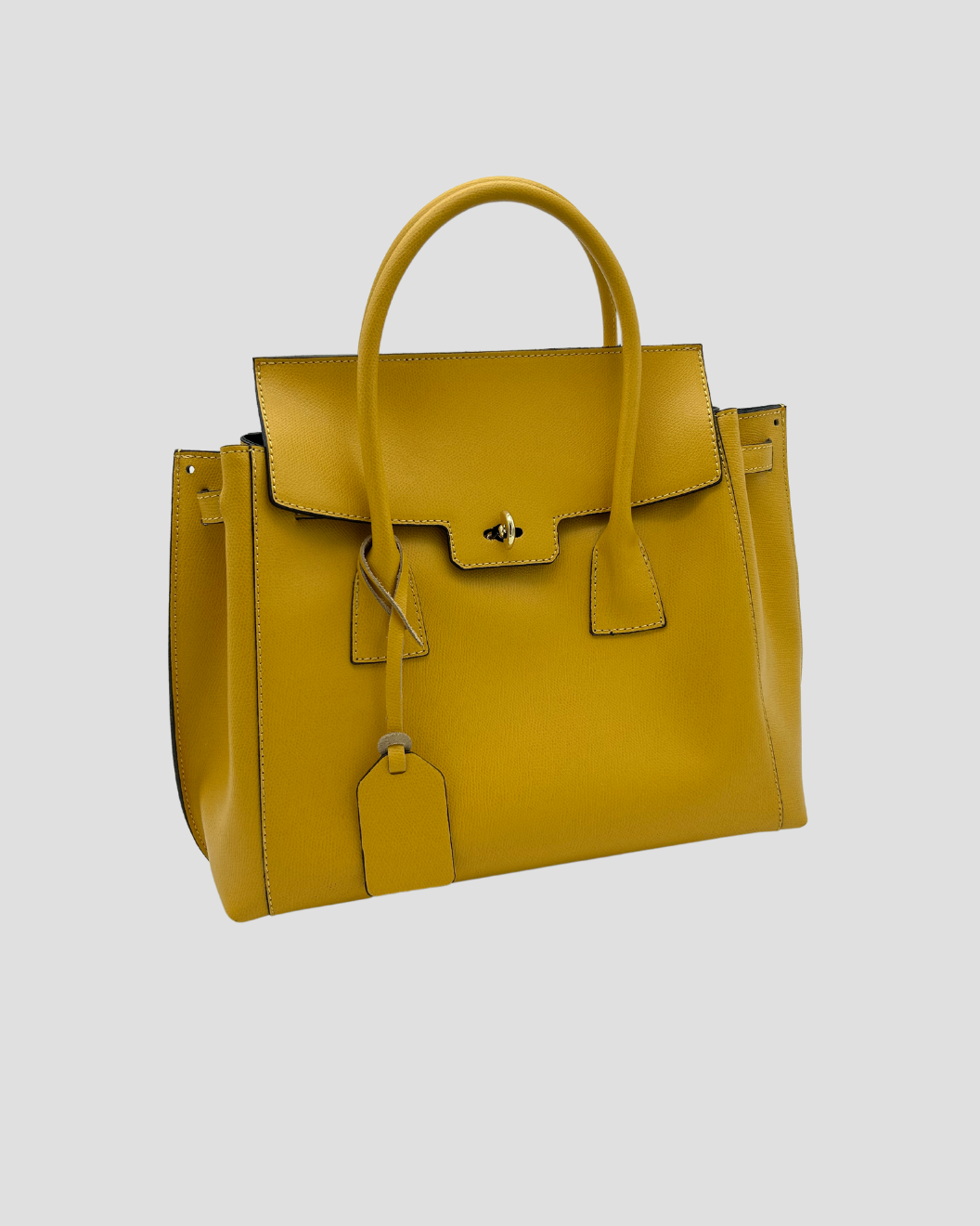 Mustard yellow tote sales