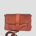 camel Pocahonta clutch bag