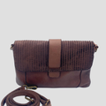 chocolate Pocahonta clutch bag