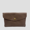 dark taupe snap mini bag