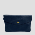 midnight blue snap mini bag