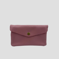 mini snap pouch dark rose