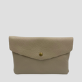 light taupe snap mini bag