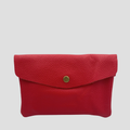 Mini sac pression rouge vif