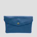 grey blue snap mini bag