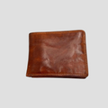Leone dark camel wallet
