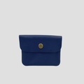 Mini portemonnaie pression bleu marine